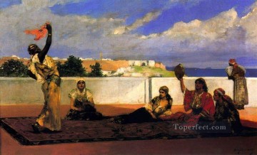Arab Painting - La Danse du foulard Jean Joseph Benjamin Constant Araber